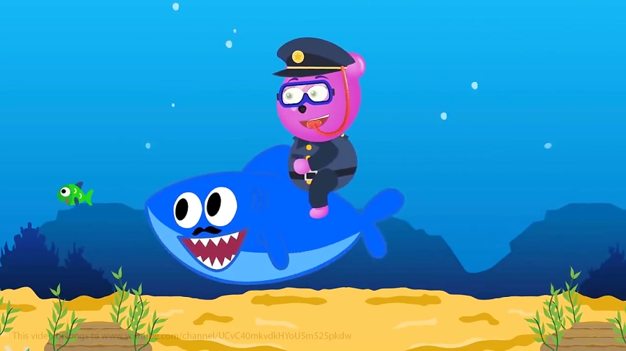 کارتون کوسه کوچولو - آموزش زبان انگلیسی برای کودکان - اپیزود 24